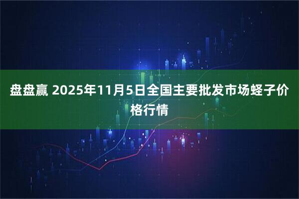 盘盘赢 2025年11月5日全国主要批发市场蛏子价格行情